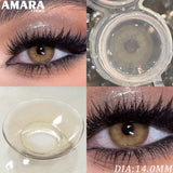 Popxstar  1 Pair Fashion Color Contact Lenses for Eyes Brown Lenses Colorcon Blue Lenses Yearly Beautiful Grey Eye Pupils Lens