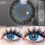 1 Pair Color Contact Lenses for Eyes Lenses with Diopters Myopia Color Lenses Green Contact Lenses Blue Lenses