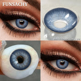 1 Pair Brown Lenses Colored Contact Beauty Colored Pupils Green Contact Lenses Natural Look Lenses Women Brown Pupils