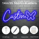 Popxstar  LED Neon Sign - Vibrant Personalized Wall Decor, Easy to Install, No Batteries Needed, Adjustable Brightness