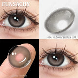 1 Pair Gray Color Contact Lenses for Eyes Brown Beautiful Pupils Natural Softlens Yearly Cosmetics High Quality Lens