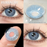 1 Pair Gray Color Contact Lenses for Eyes Brown Beautiful Pupils Natural Softlens Yearly Cosmetics High Quality Lens