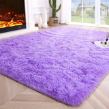 Popxstar Fluffy Rugs for Bedroom Fuzzy Area Rugs for Living Room Soft Kids Carpet Non Slip Rugs for Hardwood Floors Room Decor