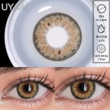 1 Pair Color Contact Lenses for Eyes Lenses with Diopters Myopia Color Lenses Green Contact Lenses Blue Lenses