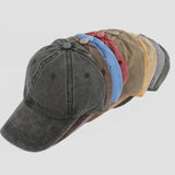 Popxstar New Vintage Washed Cotton Baseball Cap Parent Kids Sun Hats For Boy Girl Spring Summer Snapback Baby Hat