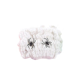 Popxstar Halloween Decorations Artificial Spider Web Super Stretch Cobwebs with Fake Spiders Scary Party Scene Decor Horror House Props