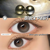 Popxstar -2pcs/pair Multi-level Color Lenses Natural Pupil Contact Lenses for Eyes Myopia Vision Correction Beauty Eye Color Lens