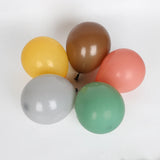 Popxstar  10/20/30pcs Retro Green Balloons Coffee Khaki Coco Skin Avocado Green Latex Globos for Birthday Decorations Christmas Party Deco