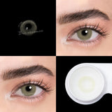 Popxstar 2pcs/1pair Yearly Color Contact Lenses Athena Lentillas Colores Azules Cosmetics For Eyes Colored Blue Beaute