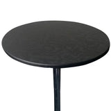 Popxstar Elactic Round Table Cover Waterproof Oil-proof Kitchen Dinner Tablecloth High Stretch Wedding Hotel Birthday Table Cover