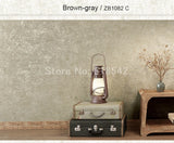 Popxstar Retro Industrial Style Bronzing Plain Wallpaper Non-woven Fabric Light Luxury Wall Paper Roll for Living Room Bedroom Decoration