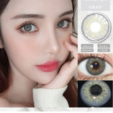 Popxstar 2Pcs/Pair Color Contact Lenses With Diopters Contact Color Lens Eyes Prescription Lentille Yeux Myopia Yearly Beauty