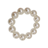 Popxstar Woman Big Pearl Hair Ties Fashion Korean Style Hairband Scrunchies Girls Ponytail Holders Rubber Band Hair Accessories