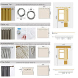 Popxstar White Lace Tulle Curtains for Bedroom Floral Window Treatments European-Style Sheer Voile For Livingroom Kitchen Drape Girl Room