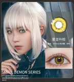 Popxstar Myopia With Diopter Lenses Cosplay Color Contact Lenses For Eyes Brown Blue Red Green Halloween Yearly Use 2pcs/pair