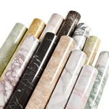 Popxstar Marble Vinyl Film DIY Self Adhesive Wallpaper Bathroom Kitchen Cupboard Countertops Contact Paper PVC Waterproof Wall Stickers