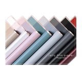 Popxstar 20PCS/PACK Golden Border Rose Flower Wrapping Paper Korean Style Half Transparent Gift Wrap Florist Bouquet Wrapping Paper