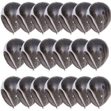 Popxstar  40 Pcs Blue Set Agate Marble Balloons Silver Confetti Balloon Wedding Valentine's Day Baby Shower Birthday Party Decorations