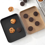 Popxstar 10" Non Stick Square Cake Pan Cheese Cookie Bread Pizza Baking Tray Carbon Steel Bread Cake Mold Baking Sheets Kitchen Supplies