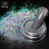 Popxstar Aurora Pearl Nude Pink White Nails Glitter Dust Chrome Moonlight White Rubbing on Powder Shell Mirror Pigment Nail Art Supplies