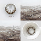 Popxstar 2pcs/pair Lenses Colored Contact Lenses for Eyes MAXIY GIRL Series 6 Tone Dia 14.5mm Comestic Color Contacts