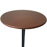 Popxstar Elactic Round Table Cover Waterproof Oil-proof Kitchen Dinner Tablecloth High Stretch Wedding Hotel Birthday Table Cover
