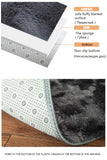 Popxstar cabin weekend inspo Plush carpet living room Decoration Children bedroom carpet Fluffy Mat for hallway Non-slip Hair Rugs Bedside designs room Mat