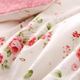 2pcs 48x74CM pastoral style Cotton printed pillowcase Ruffle pillow case garden small floral pillow cover Bedding cushion cases