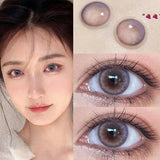 Soft Contact Lenses For Eyes Degrees 2pc/pair Myopia Prescription Beauty Pupil Nature Colored Makeup New York Contact Lens