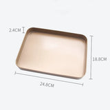 Popxstar 10" Non Stick Square Cake Pan Cheese Cookie Bread Pizza Baking Tray Carbon Steel Bread Cake Mold Baking Sheets Kitchen Supplies