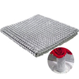 Popxstar 1 Roll 8/24 Rows Gold Silver Crystal Diamond Mesh Rhinestone Ribbon for Birthday Wedding DIY Decoration Cake Wrap Crystal Tulle