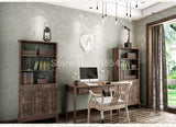 Popxstar Retro Industrial Style Bronzing Plain Wallpaper Non-woven Fabric Light Luxury Wall Paper Roll for Living Room Bedroom Decoration