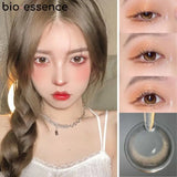 Popxstar 1 Pair Color Contact Lenses for Eyes Natural Look Korean Lenses Brown Lenses Anime Lense Blue Eye Lenses
