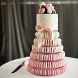 Popxstar 6 Tier Macaroon Pyramid Macaron Tower Display Stand For Macaron Cupcake Fondant Cake Stands Wedding Cake Decoration Kitchen Tool