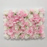 Popxstar Pink Silk Rose Flower Wall Artificial Flower for Wedding Decoration Flower Wall BabyShow Wedding Christmas Home Backdrop Decor