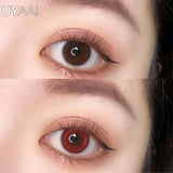 2Pcs/Pair Vampire Series Twilight Eyes Vampire Eyes Red Lenses Coloed Contact Lenses For Cosplay Natural color Lens