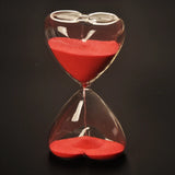 Popxstar  Exquisite and beautiful love shape time hourglass 15 minutes calculator Creative gift gift for girlfriend