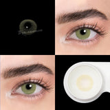 Popxstar 2pcs/1pair Yearly Color Contact Lenses Athena Lentillas Colores Azules Cosmetics For Eyes Colored Blue Beaute