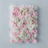 Popxstar Pink Silk Rose Flower Wall Artificial Flower for Wedding Decoration Flower Wall BabyShow Wedding Christmas Home Backdrop Decor