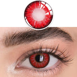 2Pcs/Pair Vampire Series Twilight Eyes Vampire Eyes Red Lenses Coloed Contact Lenses For Cosplay Natural color Lens