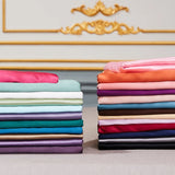 Popxstar 1pc/2pcs Satin Pillowcase Solid Color Pillow Cover High-End Cover Pillow Bedding Pillow Case Cover