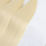 Popxstar Bone Straight Hair Bundles Salon Natural Hair Extensions Fake Fibers Super Long Synthetic Yaki Straight Hair Weaving Full to End