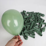 Popxstar  10/20/30pcs Retro Green Balloons Coffee Khaki Coco Skin Avocado Green Latex Globos for Birthday Decorations Christmas Party Deco