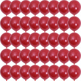 Popxstar 40/20Pcs 10inch Pomegranate Red Confetti Latex Balloons Wedding Globos Birthday baby shower House New year party Decorations