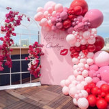 Popxstar 158Pcs Valentines Day Balloons Garland Arch Bachelor Bride To Be Bridal Party Supplies Engagement Anniversary Wedding Decoration