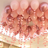 Metallic Red Heart Ruby Agate Red Balloon Wedding Room Valentine Day Decorated Date Red Pomegranate Red Balloon Party