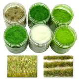 Popxstar 3MM Static Grass Powder Turf Flocking Nylon Materials Diy Building Sand Table Model Scene Layout Diorama Kits 30G/60G
