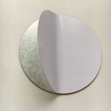 Popxstar 10pcs Diameter 100x1mm Acrylic Wall Mirrors Round Stickers Plastic Hotel Decorative Miroir Mural DIY Plak Espejo Decorativos
