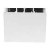 Popxstar Stainless Steel Napkin Rack Box Tissue Holder Cutlery Floral Hollow-Out Design