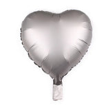 Popxstar 18inch Metallic Red Heart Ruby Agate Red Balloons Wedding Background Room Decoration Love Letter Balloon Valentines Decor